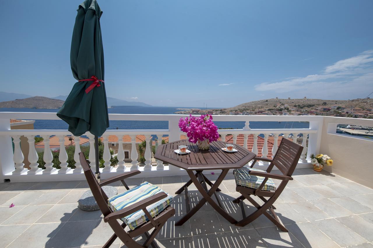 Filoxenia Apartments Chalki Town Exterior photo
