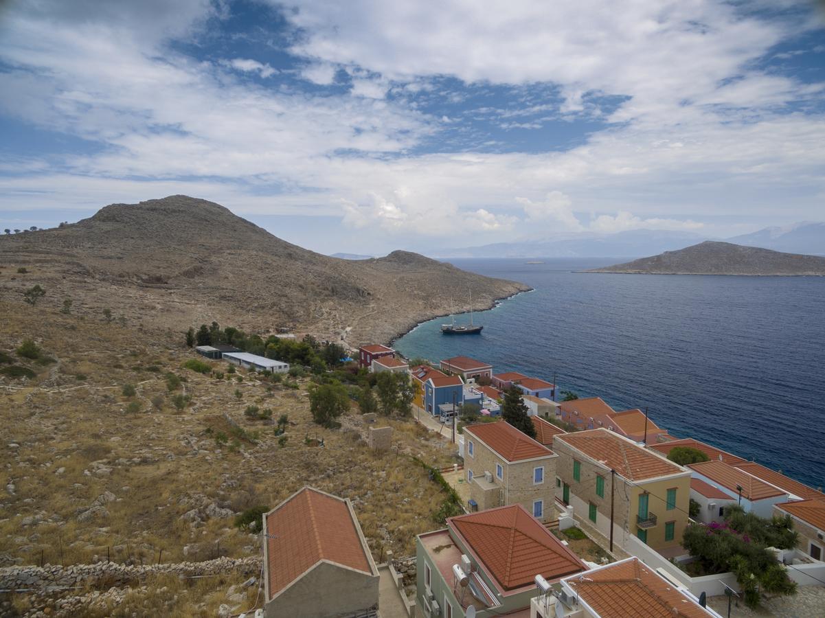 Filoxenia Apartments Chalki Town Exterior photo