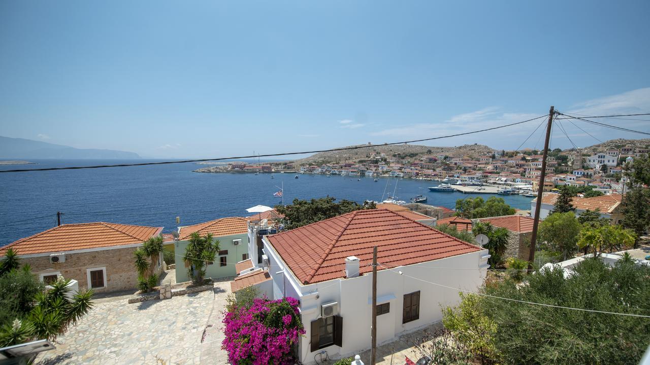 Filoxenia Apartments Chalki Town Exterior photo